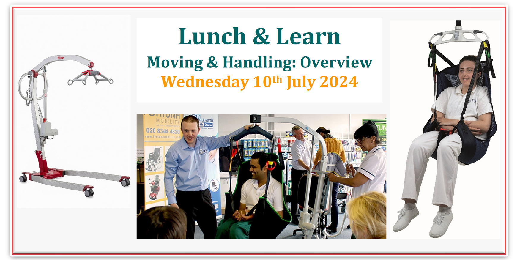 Lunch & Learn - Overview of Moving & Handling: Hoists, Slings, Regulations (Testing and Training)